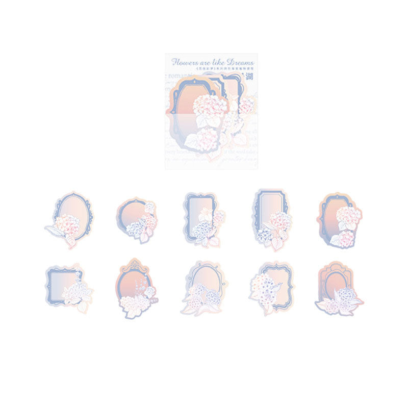 🔥 Papier Hortensja - Papier ozdobny z kwiatami